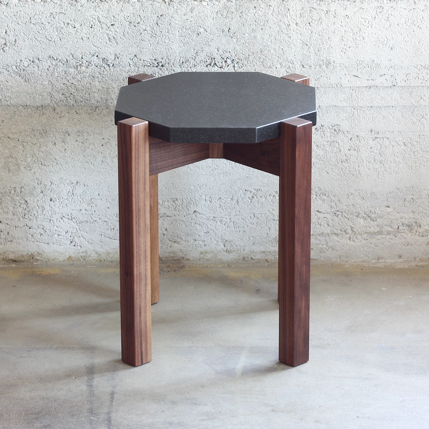 Octagon side table — Elliott Marks Furniture Maker
